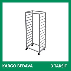Empero EMP.TT.2.6040 60x40 cm Tepsiye Göre Tepsi Taşıma Arabası