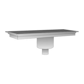 Empero EMP.YF.AO.30225 300x2250x150 mm Alttan Çıkışlı Ortadan Sifonlu Yer Izgarası
