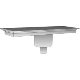 Empero EMP.YF.AO.3050 Alttan Çıkışlı Ortadan Sifonlu 300x500x150 mm Yer Izgarası