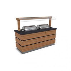 Empero KPD.SSC.02 Reşolu 2 Chafing Dish Kapadokya Sıcak Servis Ünitesi