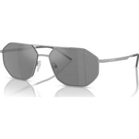 Emporio Armani 0EA2147 30456G 58 Gümüş Gri Erkek Güneş Gözlüğü