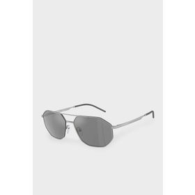 Emporio Armani 0EA2147 30456G 58 Gümüş Gri Erkek Güneş Gözlüğü