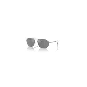 Emporio Armani 0EA2147 30456G 58 Gümüş Gri Erkek Güneş Gözlüğü