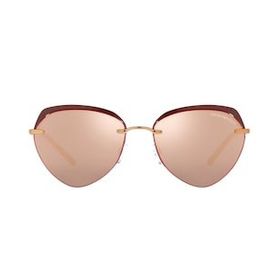 Emporio Armani 2133 30117J 57 Rose Geometrik Çerçeve Unisex Güneş Gözlüğü