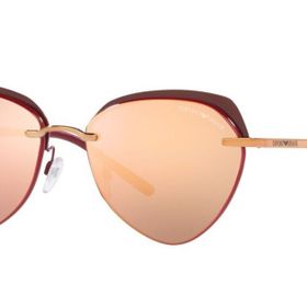 Emporio Armani 2133 30117J 57 Rose Geometrik Çerçeve Unisex Güneş Gözlüğü