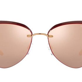 Emporio Armani 2133 30117J 57 Rose Geometrik Çerçeve Unisex Güneş Gözlüğü