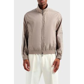 Emporio Armani 3D1BH0 1NMPZ 0650 - Bej Regular Fit Dik Yaka Mevsimlik Erkek Mont