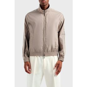 Emporio Armani 3D1BH0 1NMPZ 0650 - Bej Regular Fit Dik Yaka Mevsimlik Erkek Mont