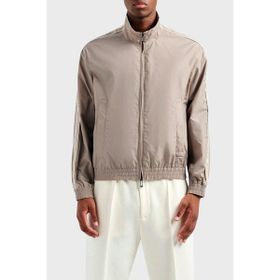 Emporio Armani 3D1BH0 1NMPZ 0650 - Bej Regular Fit Dik Yaka Mevsimlik Erkek Mont