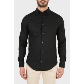 Emporio Armani 8N1C09 1NI9Z 0999 Siyah Erkek Gömlek