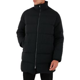 Emporio Armani 8N1LA5 1NLRZ 0999 Siyah Kapitoneli Oversize Fit Kuş Tüyü Dolgulu Dik Yaka Şişme Erkek Mont