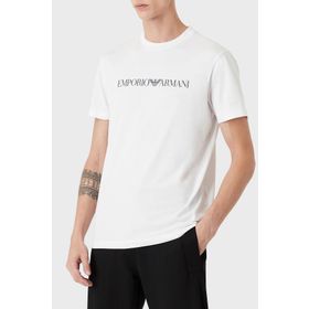 Emporio Armani 8N1TN5 1JPZZ 0146 Beyaz Erkek T-shirt