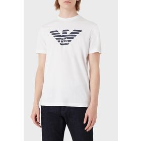 Emporio Armani 8N1TN51JPZZ0147 Beyaz Erkek T-Shirt