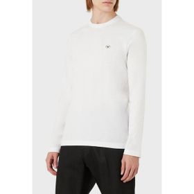 Emporio Armani 8N1TR1 1JRGZ 0100 Beyaz Erkek T-shirt