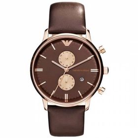 Emporio Armani AR0387 Kahverengi Erkek Kol Saati