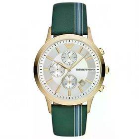 Emporio Armani AR11233 Erkek Deri Kordon Kuvars Saat