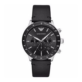 Emporio Armani AR11243 Erkek Deri Kordon Kuvars Saat