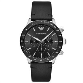 Emporio Armani AR11243 Erkek Deri Kordon Kuvars Saat