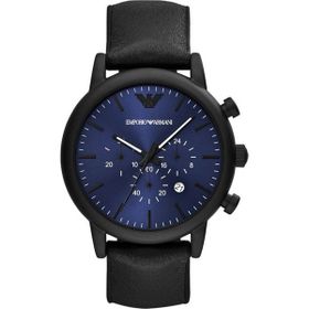 Emporio Armani AR11351 Erkek Deri Kordon Kuvars Saat