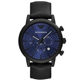 Emporio Armani AR11351 Erkek Deri Kordon Kuvars Saat