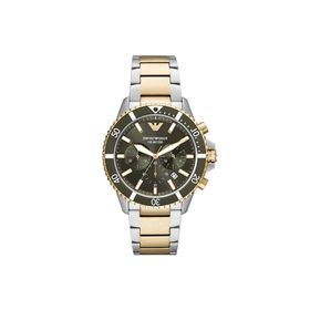 Emporio Armani AR11361 Altın Metalik Gri Erkek Kol Saati