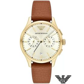 Emporio Armani AR11714 Deri Kahverengi Erkek Kol Saati