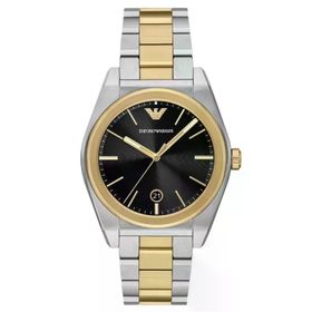 Emporio Armani AR11715 Altın Rengi Metalik Gri Çelik Erkek Kol Saati