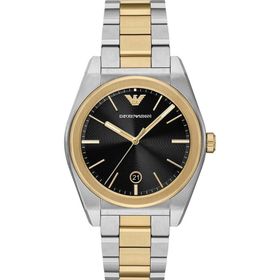 Emporio Armani AR11715 Altın Rengi Metalik Gri Çelik Erkek Kol Saati