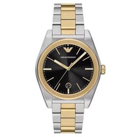 Emporio Armani AR11715 Altın Rengi Metalik Gri Çelik Erkek Kol Saati