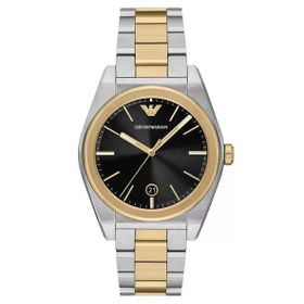 Emporio Armani AR11715 Altın Rengi Metalik Gri Çelik Erkek Kol Saati
