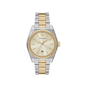 Emporio Armani AR11716 Altın Rengi Metalik Gri Çelik Erkek Kol Saati