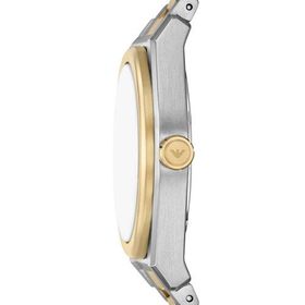 Emporio Armani AR11716 Altın Rengi Metalik Gri Çelik Erkek Kol Saati