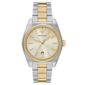 Emporio Armani AR11716 Altın Rengi Metalik Gri Çelik Erkek Kol Saati