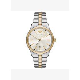 Emporio Armani AR11735 Altın Rengi Metalik Gri Çelik Erkek Kol Saati