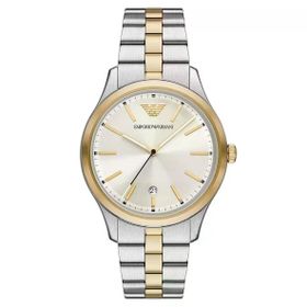 Emporio Armani AR11735 Altın Rengi Metalik Gri Çelik Erkek Kol Saati