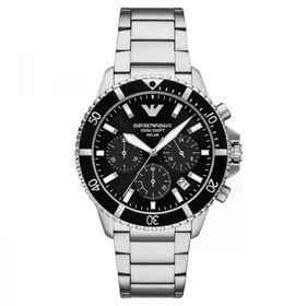 Emporio Armani AR11739 Gri Metalik Çelik Erkek Kol Saati