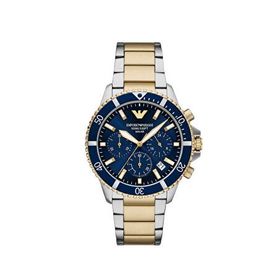 Emporio Armani AR11740 Altın Rengi Metalik Gri Çelik Erkek Kol Saati