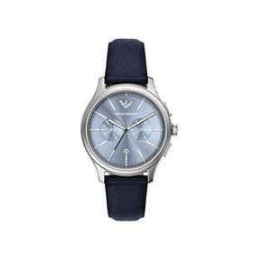 Emporio Armani Ar11747 Lacivert Deri Erkek Kol Saati