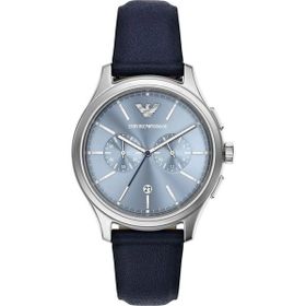 Emporio Armani Ar11747 Lacivert Deri Erkek Kol Saati