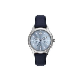 Emporio Armani Ar11747 Lacivert Deri Erkek Kol Saati