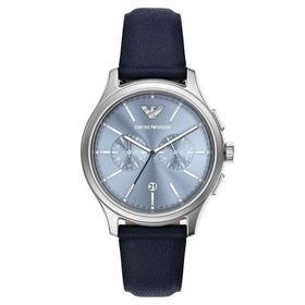 Emporio Armani Ar11747 Lacivert Deri Erkek Kol Saati