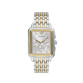 Emporio Armani AR11752 Altın Rengi Metalik Gri Çelik Erkek Kol Saati