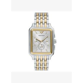 Emporio Armani AR11752 Altın Rengi Metalik Gri Çelik Erkek Kol Saati