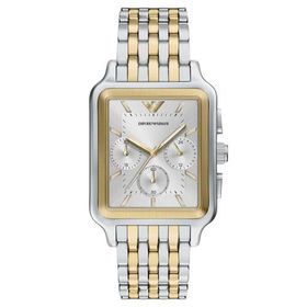 Emporio Armani AR11752 Altın Rengi Metalik Gri Çelik Erkek Kol Saati