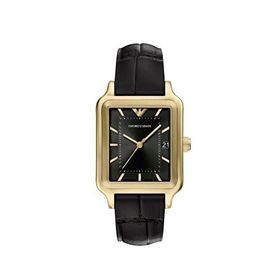 Emporio Armani AR11757 Siyah Deri Erkek Kol Saati