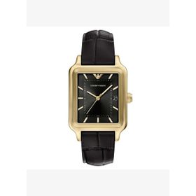 Emporio Armani AR11757 Siyah Deri Erkek Kol Saati