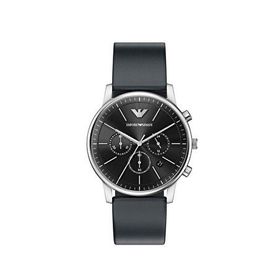 Emporio Armani AR11774 Siyah Deri Erkek Kol Saati