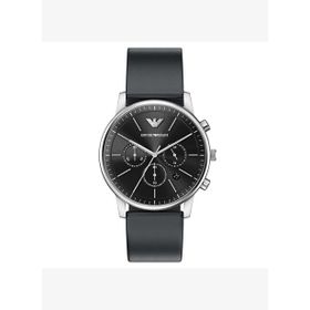 Emporio Armani AR11774 Siyah Deri Erkek Kol Saati