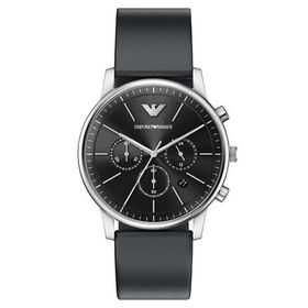 Emporio Armani AR11774 Siyah Deri Erkek Kol Saati