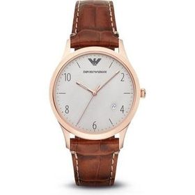Emporio Armani AR1866 Kahverengi Beyaz Erkek Kol Saati